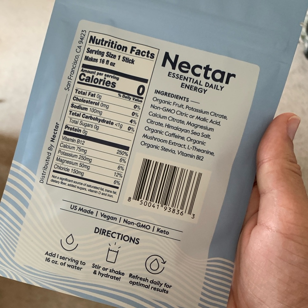 Nectar Essential Daily Energy Sample Pack - Picture 2 of 2